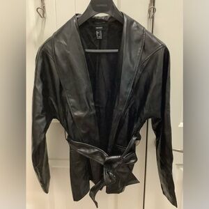 Forever 21 Black Faux Leather Jacket